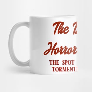 The Dolls of Horror Podcast White Font Logo (Designed by JASON SHEPARD) Mug